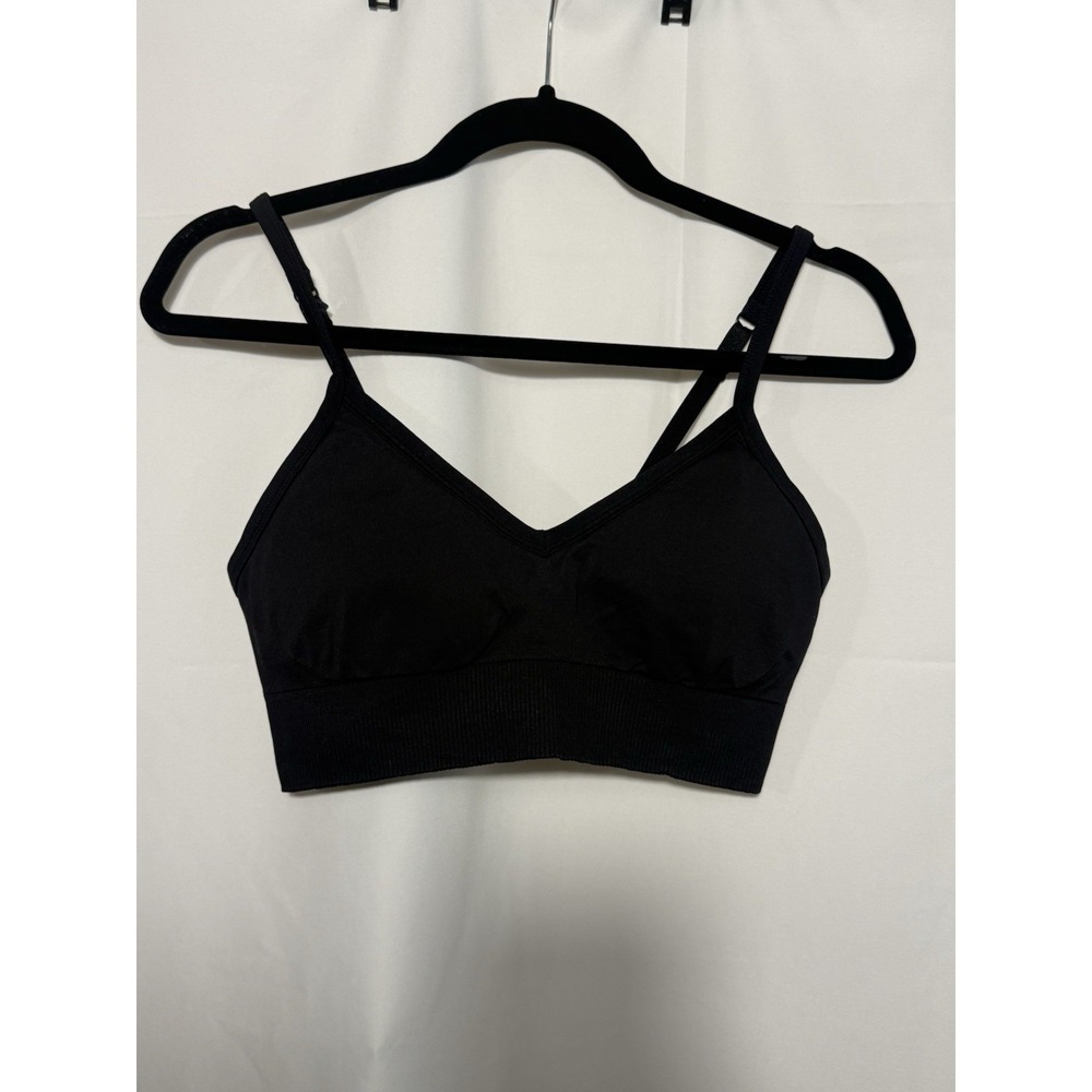 lululemon Ebb To Street Sports Bra Size 6 Black
